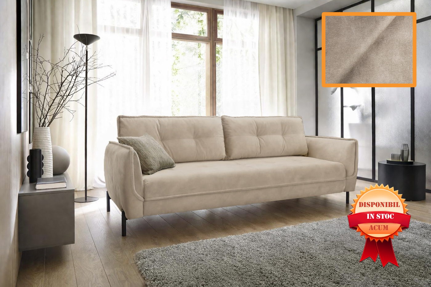 OSAKA CANAPEA EXTENSIBILA 233 X 103 WAVE-03